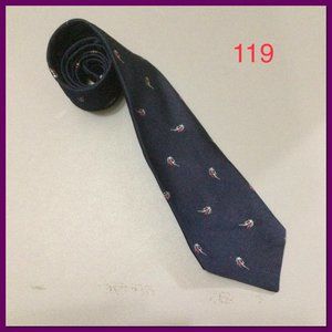 Vtg Woven Horse Heads tie_119